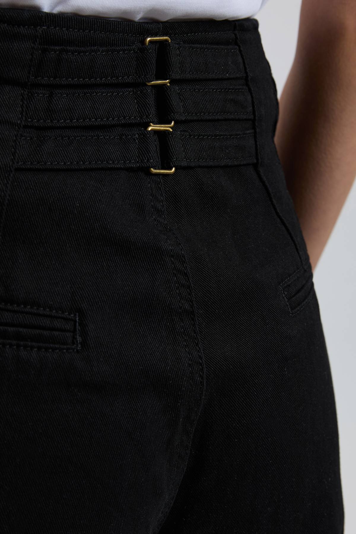 KarenMillen Jean Large En Denim Avec Détails De Coutures