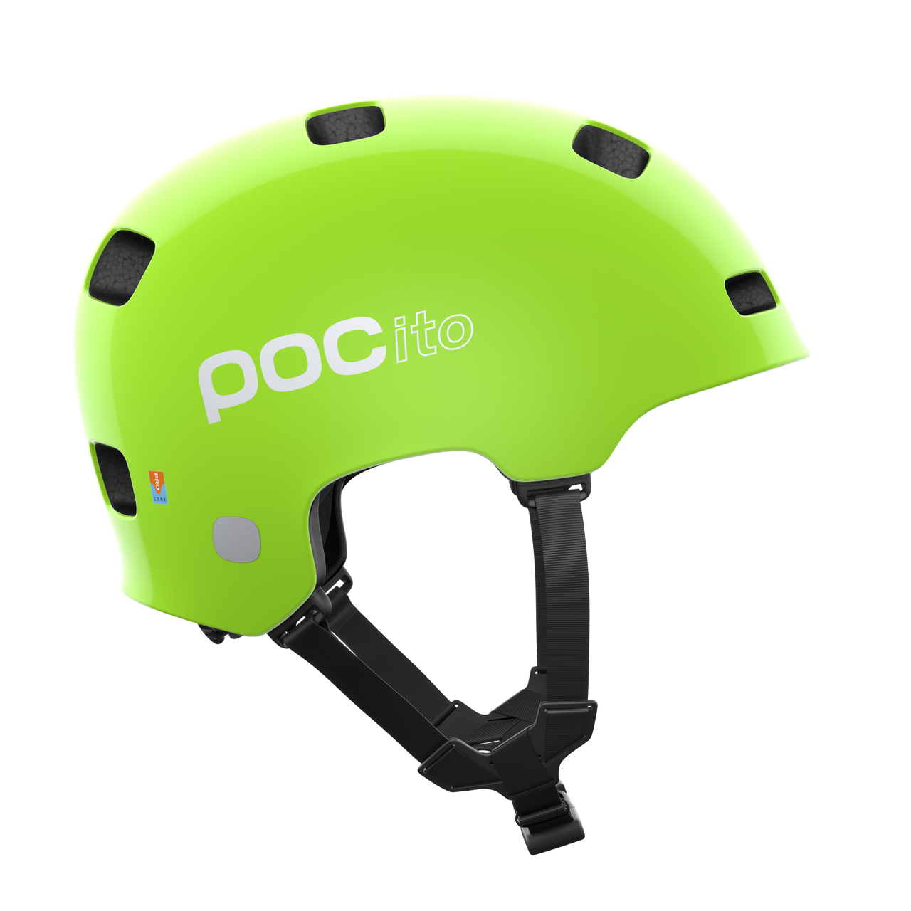 POC POCito Crane Mips Cykelhjelm Grøn/Gul