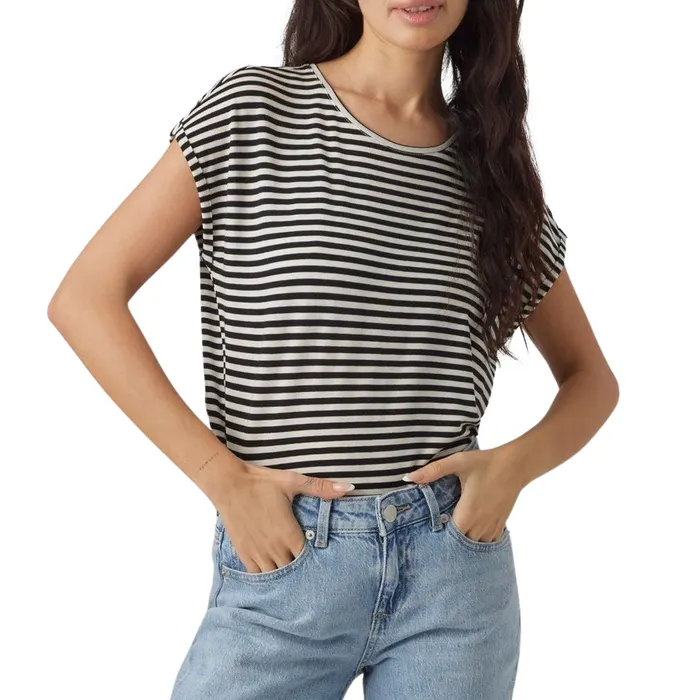 Vero Moda Ava Plain Stripe Shirt Dames