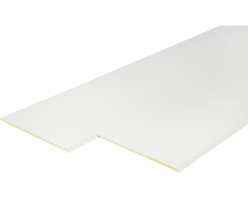 Decoratief paneel, hoogglans wit met nulvoeg, 8x190x2600 mm