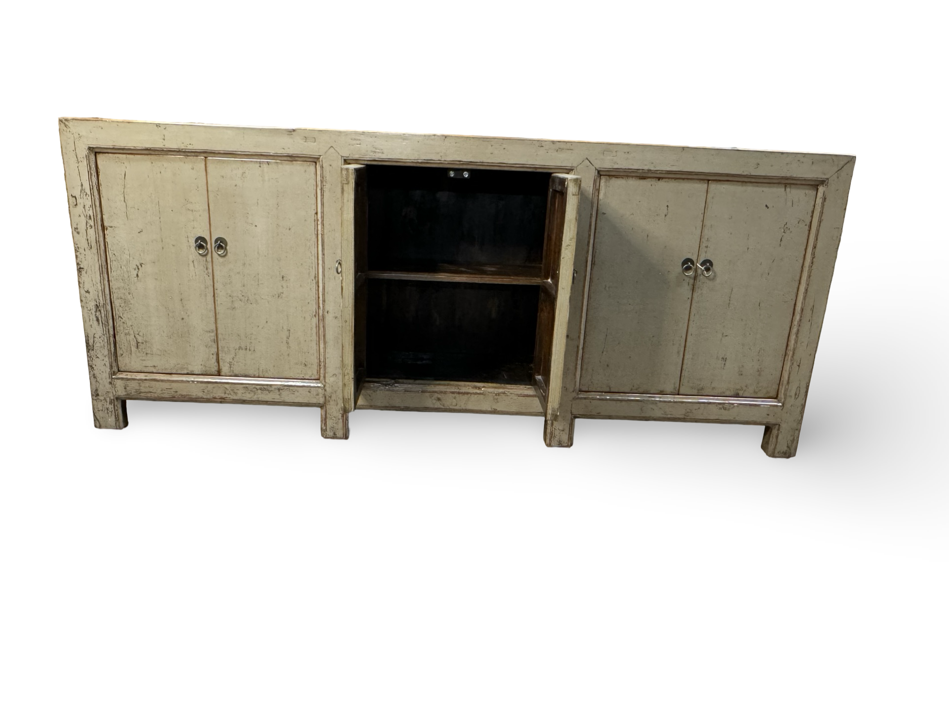 Dressoir grijs 6 deuren lak uniek Dressoir grijs 6 deur lak uniek