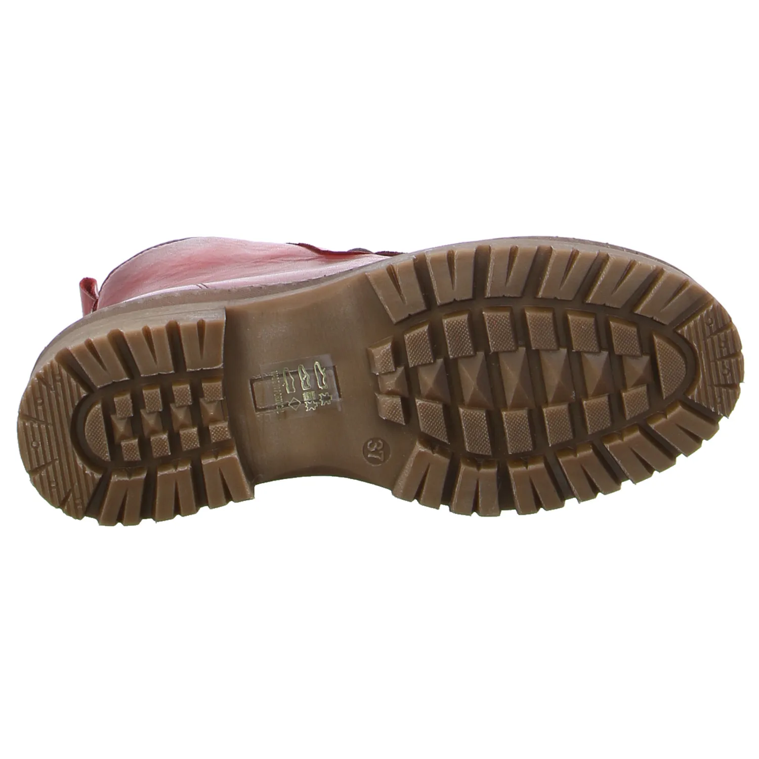 SCHUHENGEL Boot Rot Leder