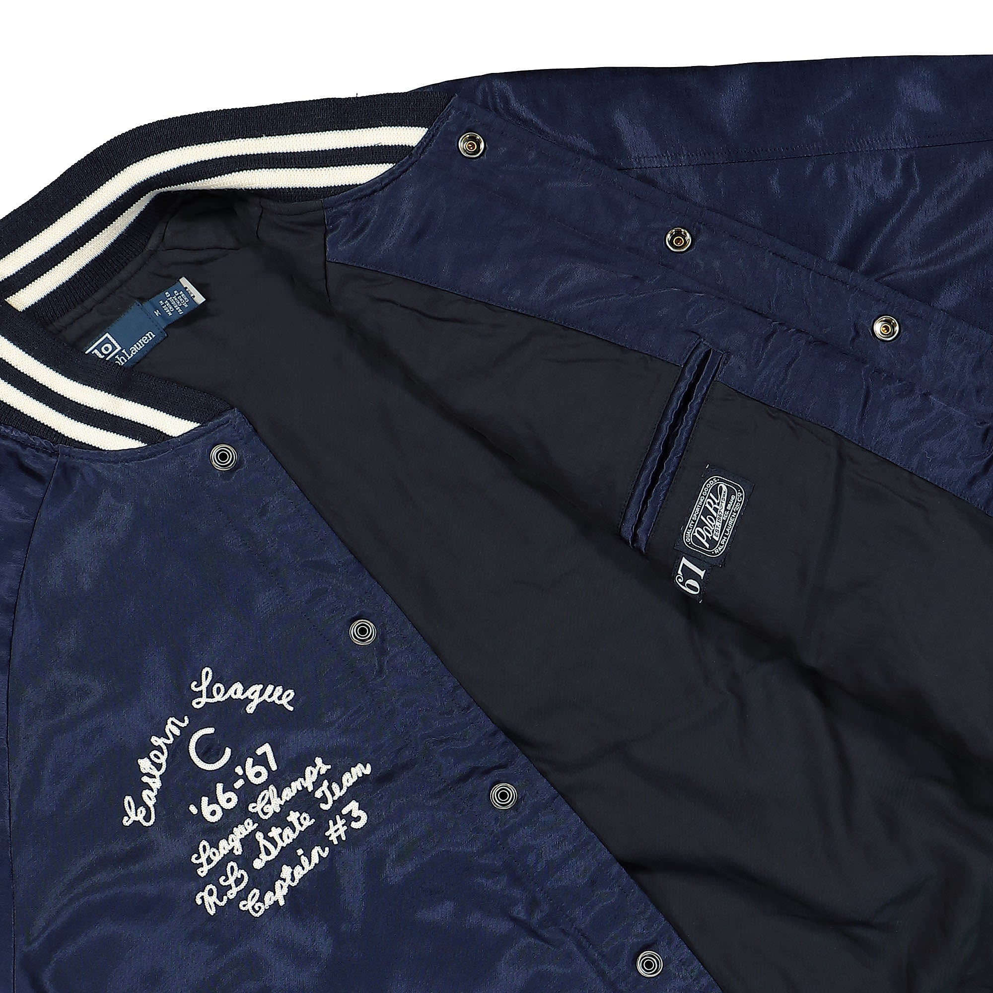 Polo Ralph Lauren<br>Varsity-Inspired Satin Jacket