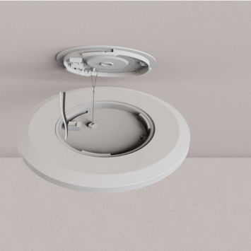 Philips plafonnière Superslim zwart 15W 27K