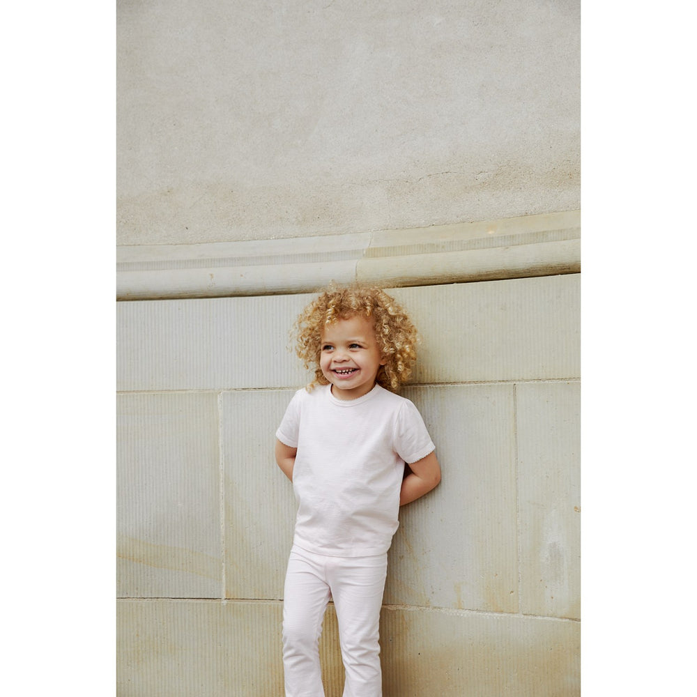 Køb COPENHAGEN COLORS Ballerina/Creme Stripe Striped Flare Bukser