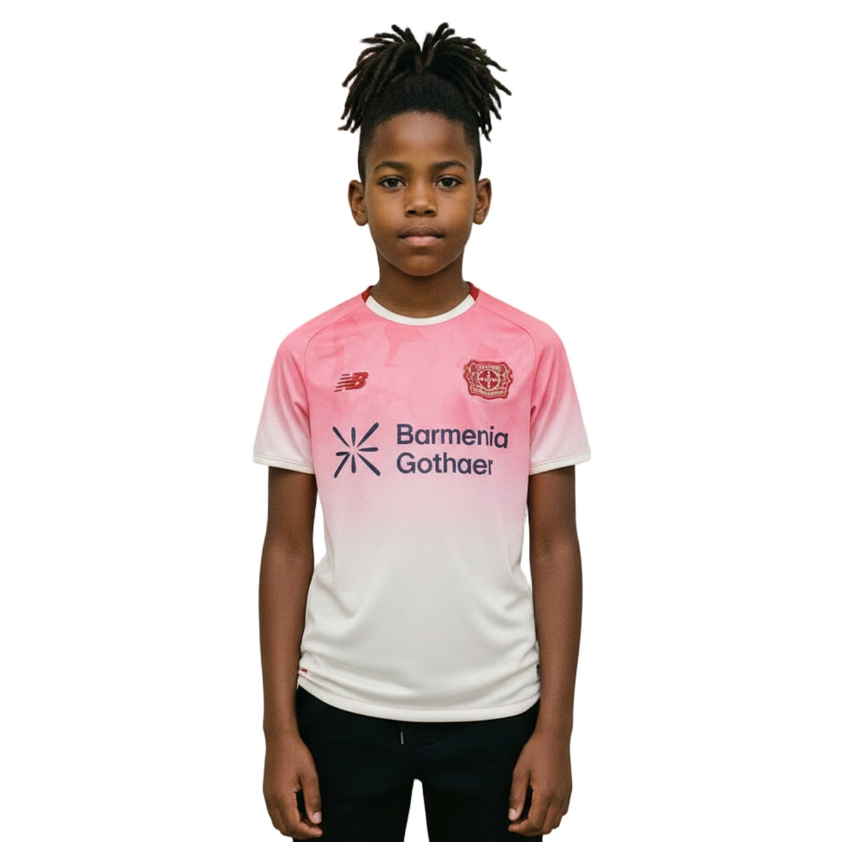 Camisola New Balance Bayern Leverkusen Segundo Equipamento 2025-2026 Criança