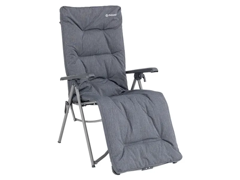 Outwell Torch Lake, 135 kg, Campingstol, 4 ben, 9,9 kg, Polyester, Stål, Sort, Grå