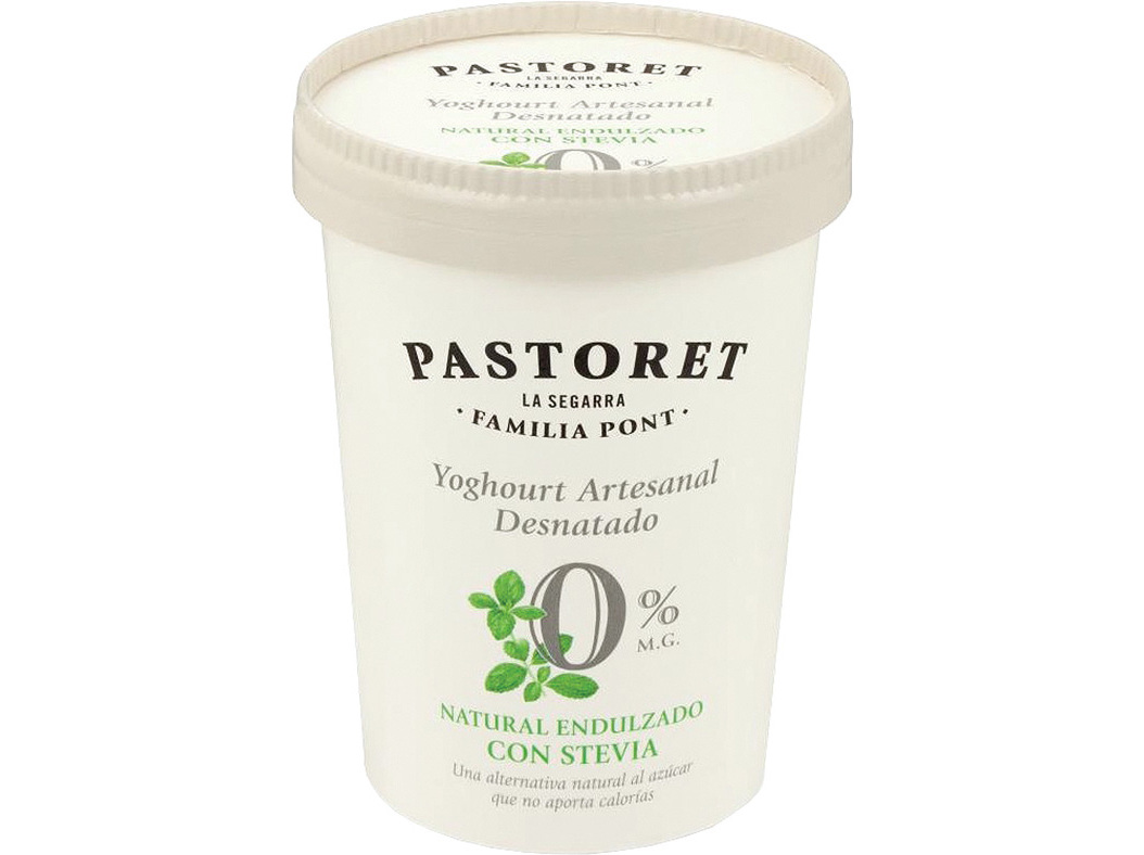 IOGURTE PASTORET NATURAL 0% COM STEVIA 500G