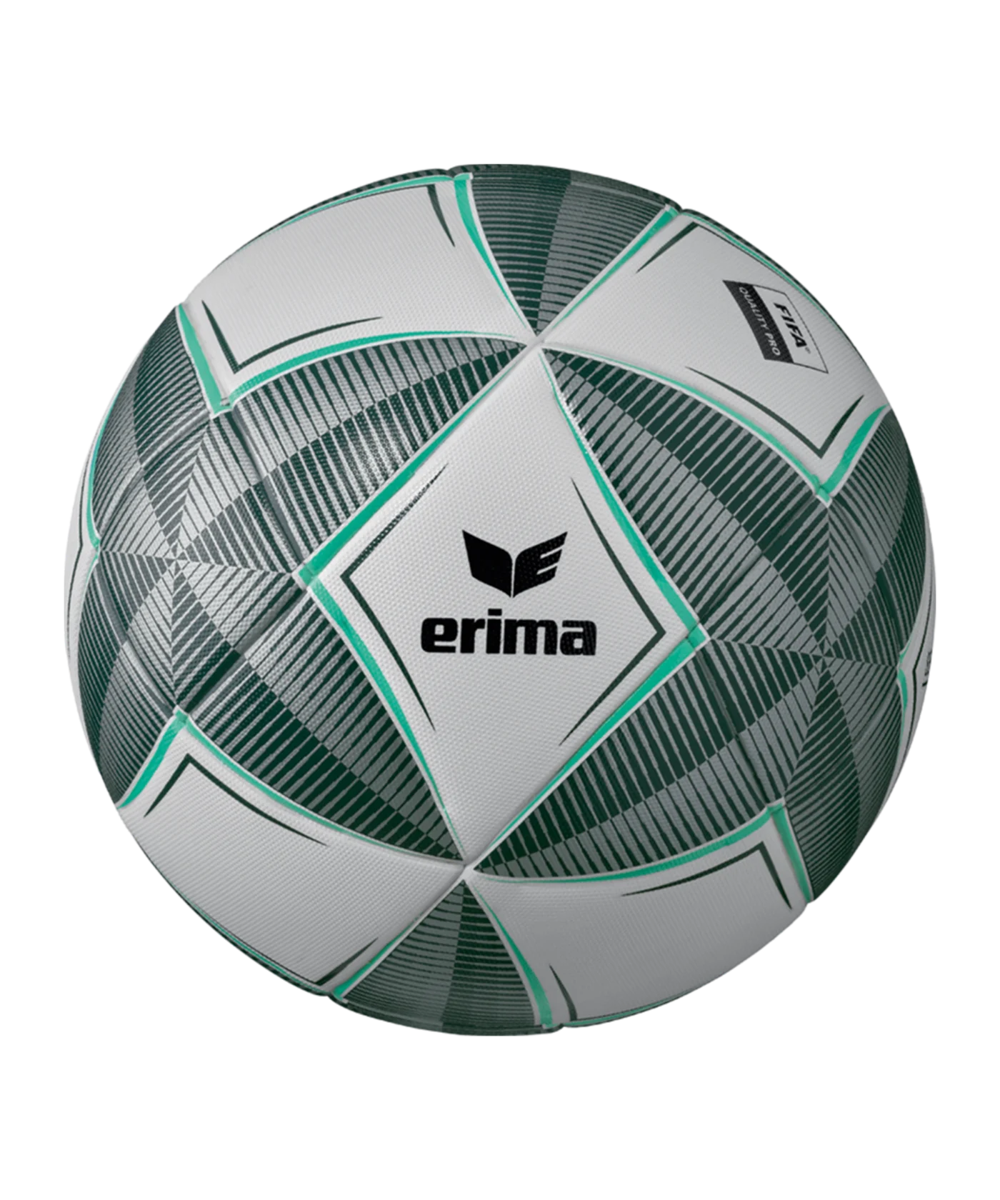 Erima Senzor-Star Pro Trainingsball Schwarz türkis