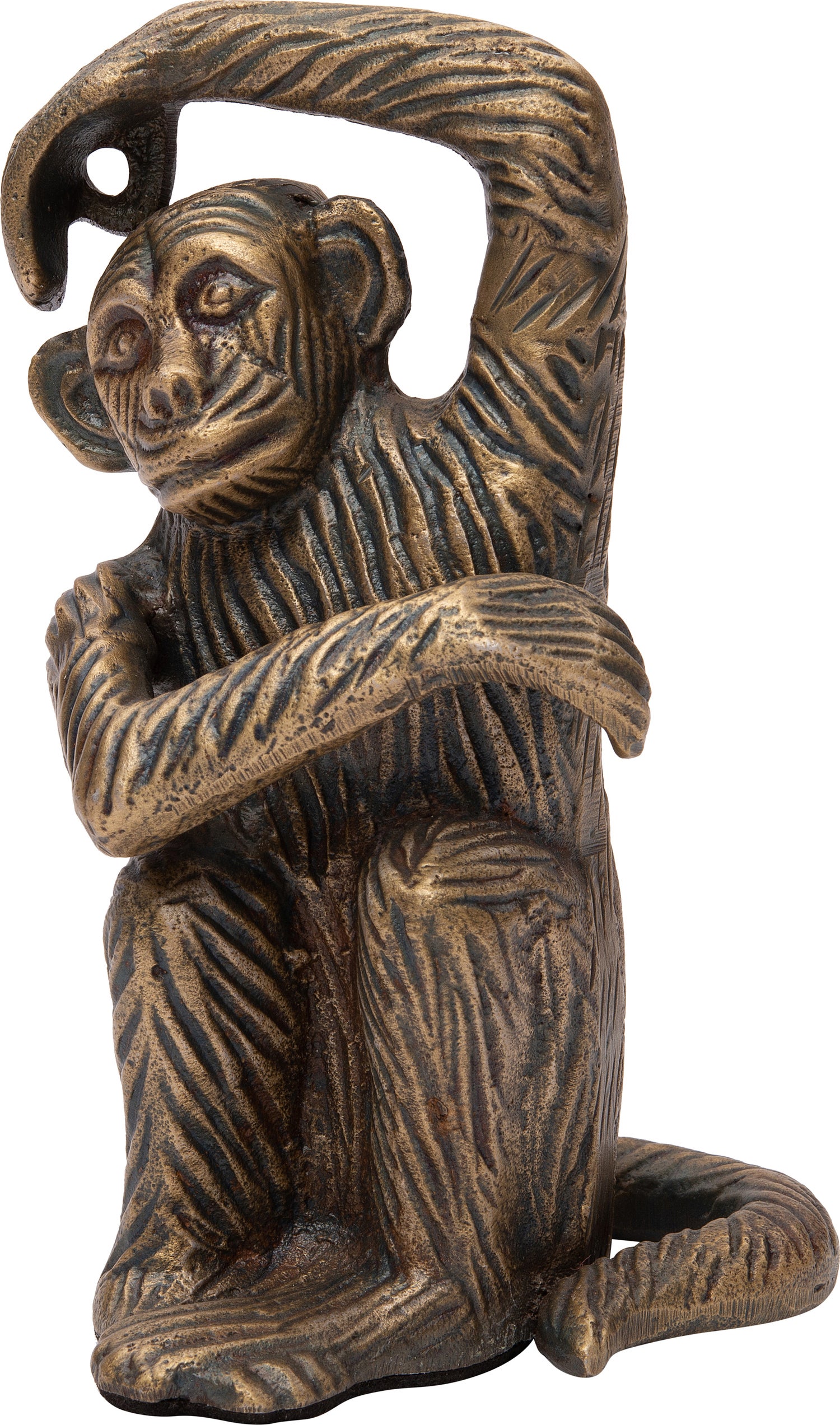 Intratuin beeld aap Jipgoud 13 x 9 x 19 cm