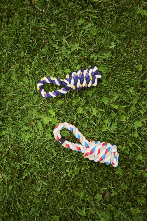 Hay Dogs hondenspeelgoed Blue/Purple/Ochre