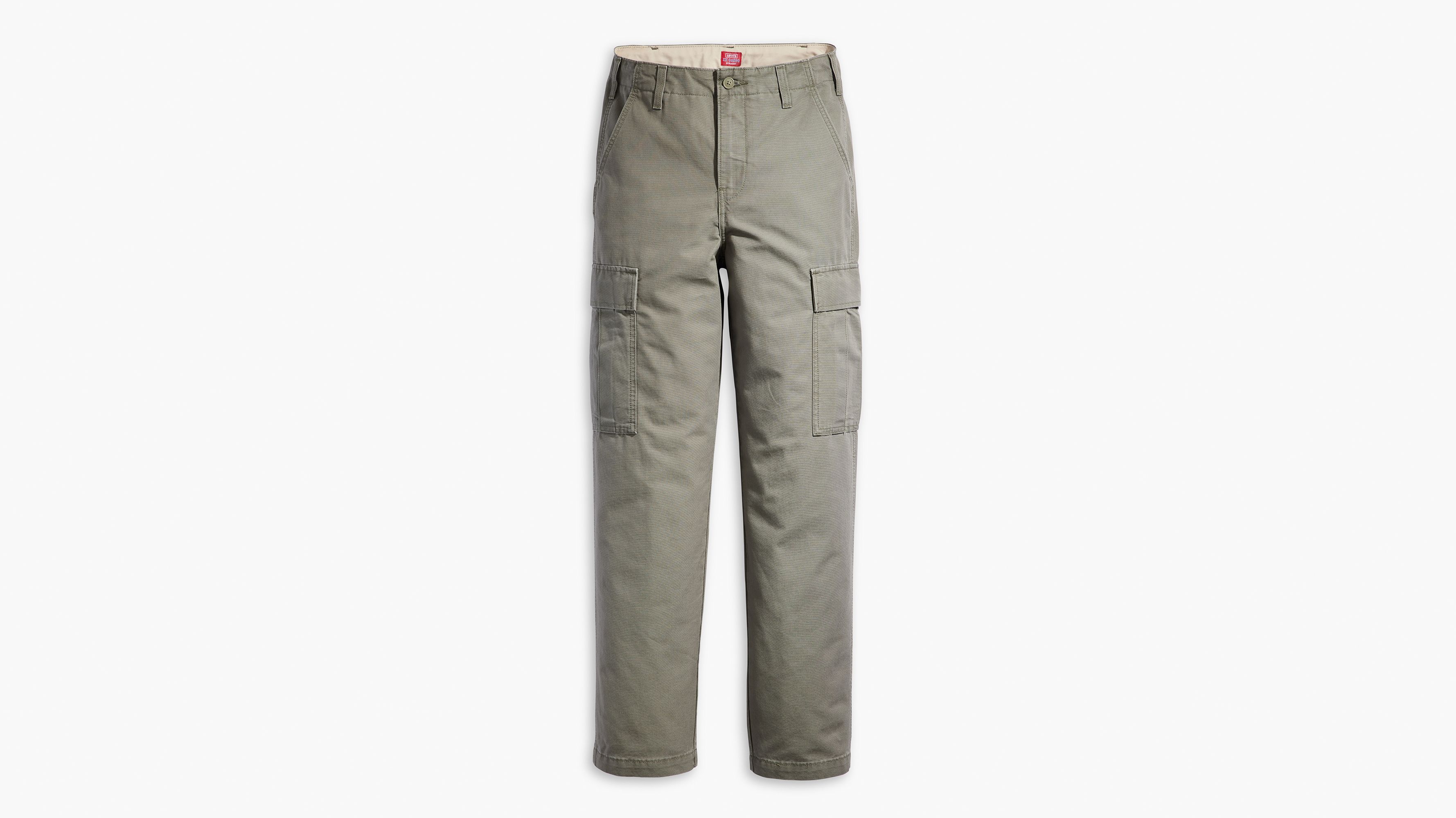 Pantalon XX Cargo Straight - Smokey Olive Canvas - Neutral