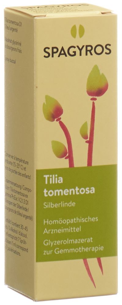 Spagyros Tilia tomentosa Glyc Maz 1 D Spr 30 ml