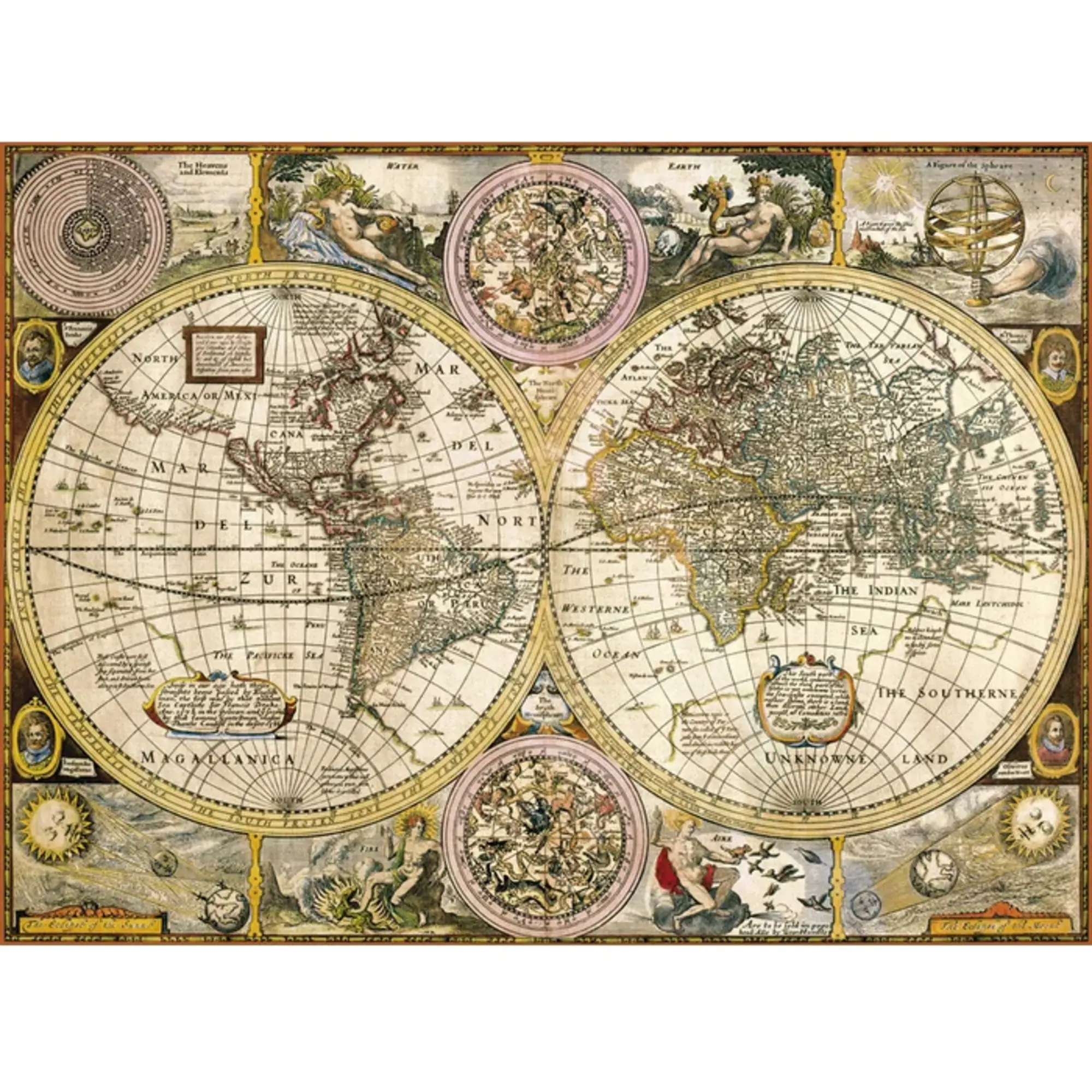 Clementoni Puzzle High Quality Collection - Alte Karte