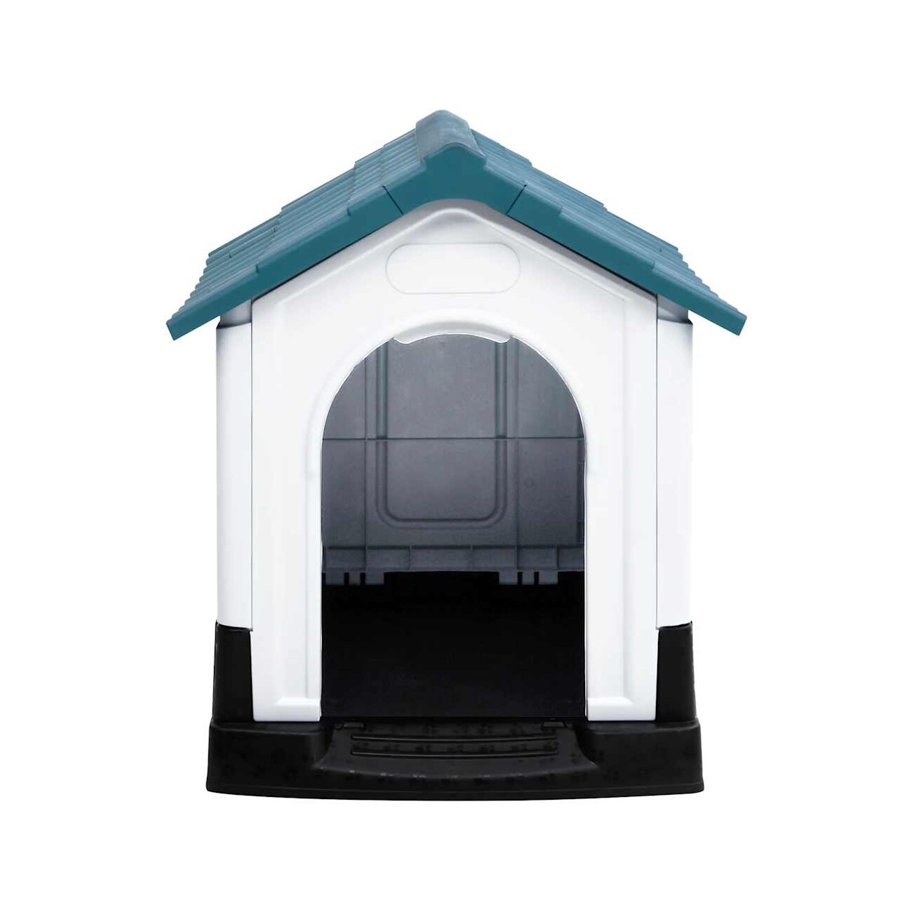 VidaXL Hundehütte aus Polypropylen blau 57 cm, 68 cm, 66 cm