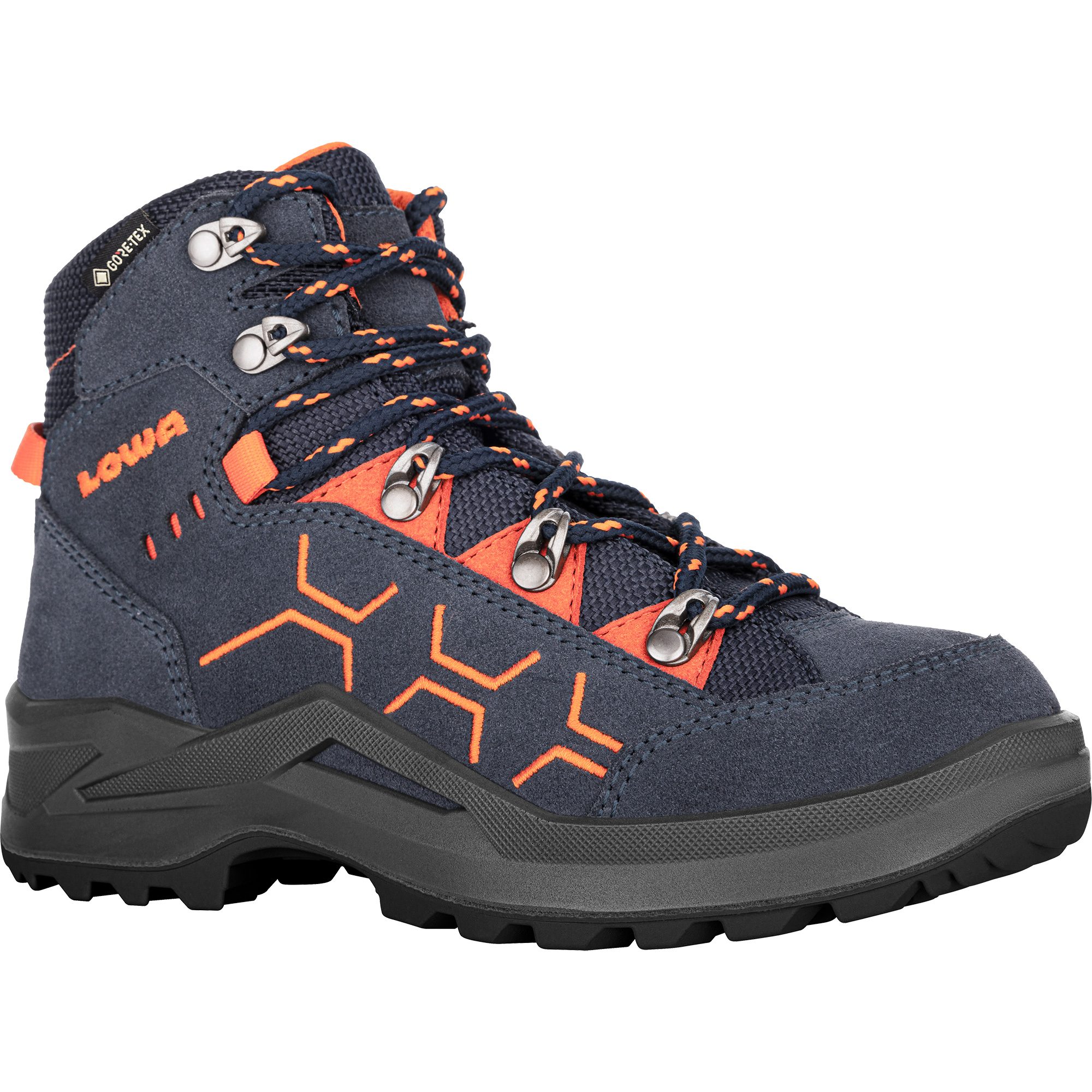 LOWA Kody EVO GORE-TEX® MID Junior Wanderschuhe Kinder stahlblau