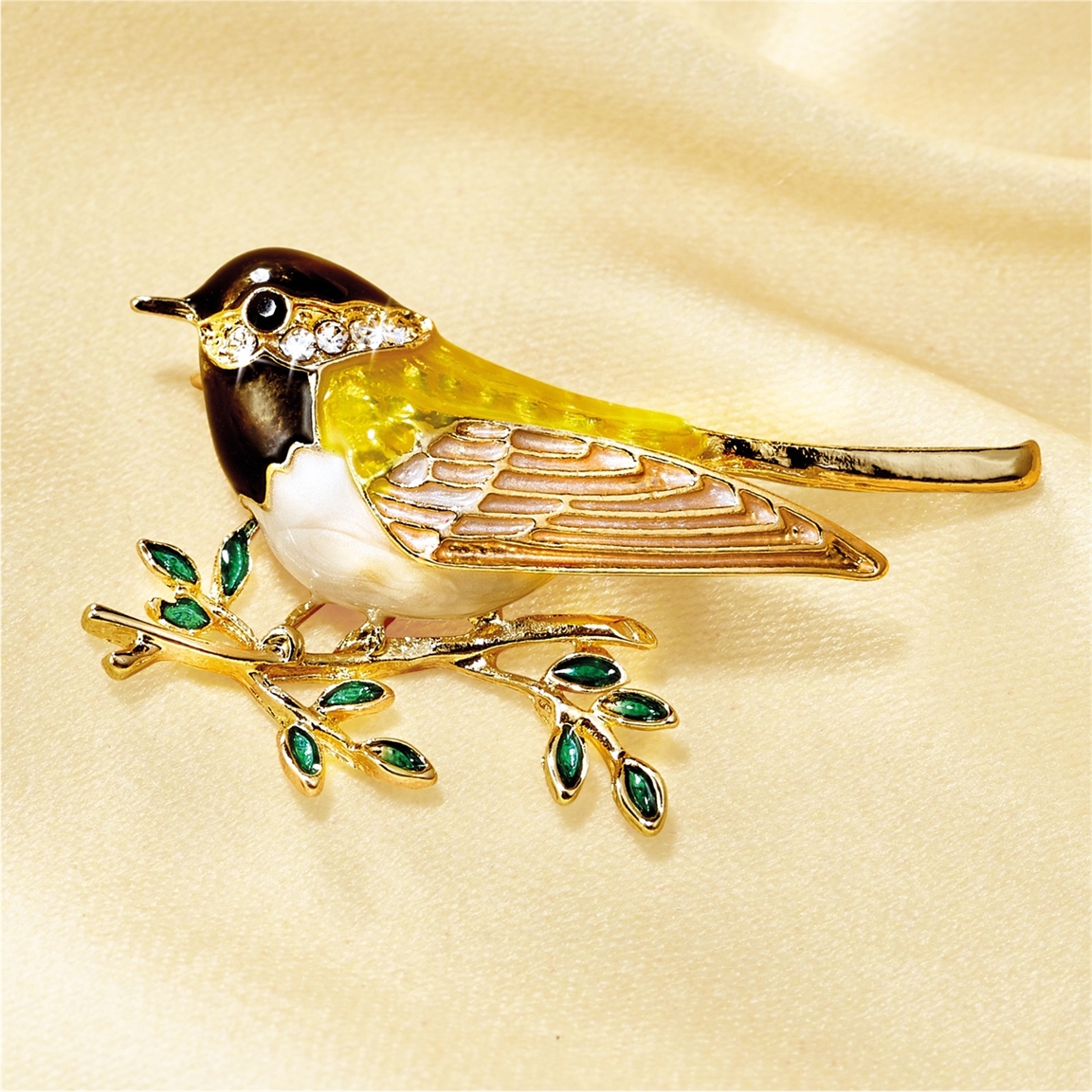 Broche mésange