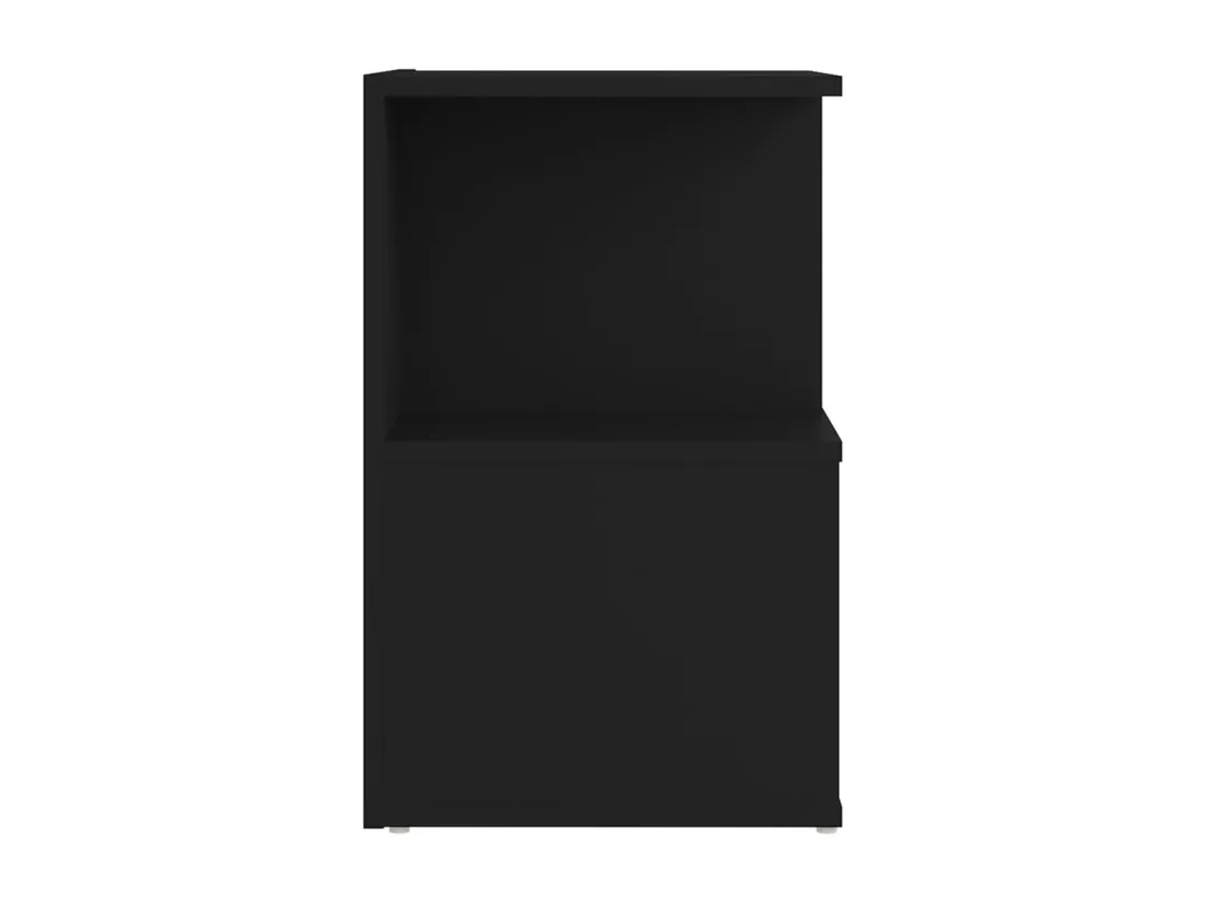 Table de chevet Noir 35x35x55 cm Aggloméré