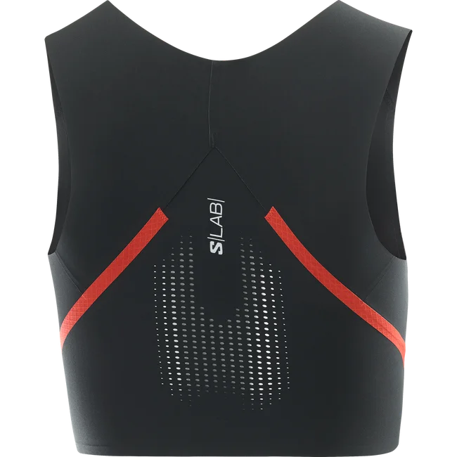 S/LAB SPEED  Tanktop Damen DEEPBLACK/FieryRed