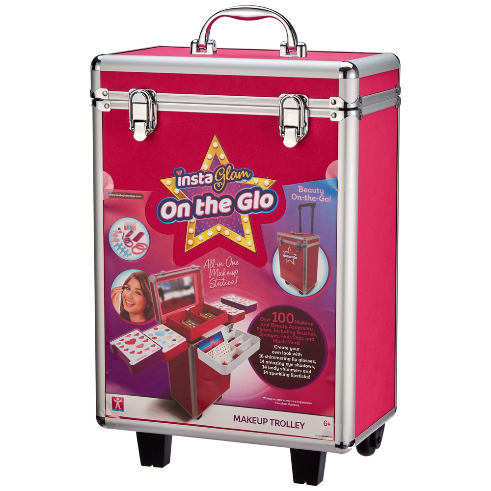 Schimmer und Glitzer – InstaGlam auf dem Glo Make-up-Trolley