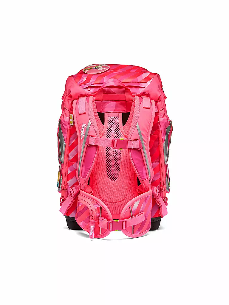 ERGOBAG Schultaschen Set 6 tlg Pack KuntBärbuntes Einhorn pink