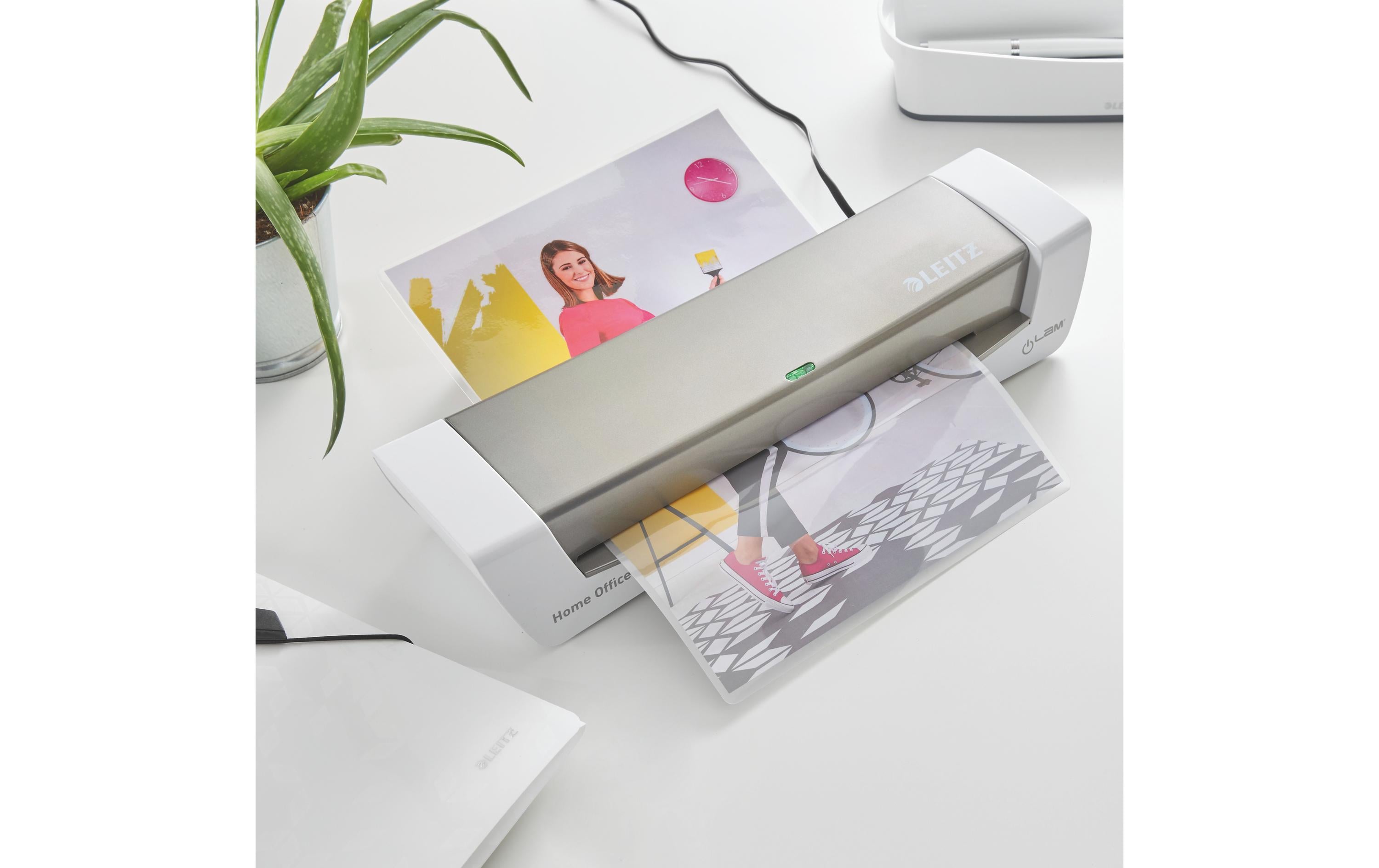 Laminiergerät iLAM Home Office A4 125 µm GrauLaminiergerät für Zuhause