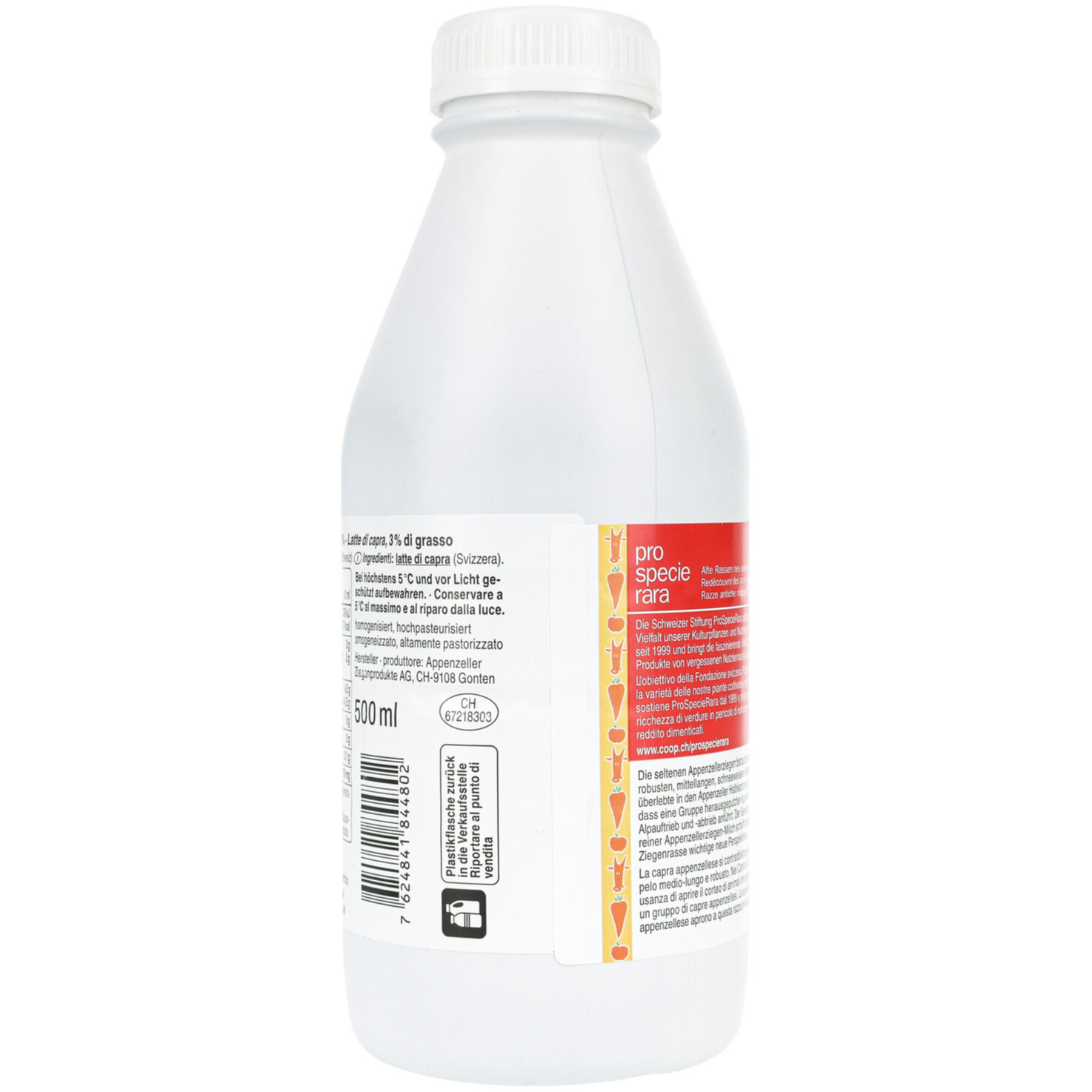 ProSpecieRara Ziegenmilch hochpasteurisiert