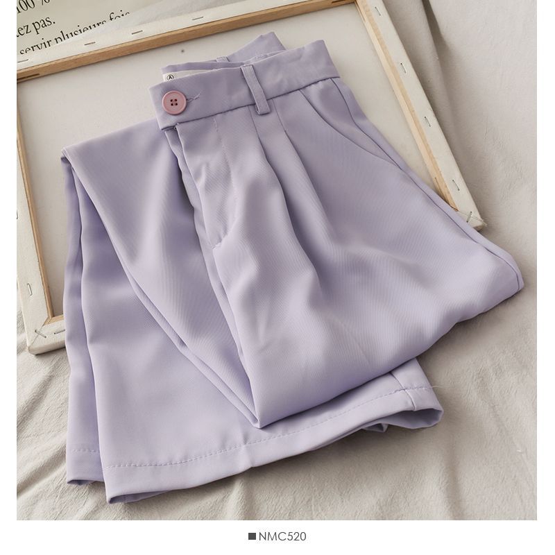 Lemongrass - Wijde pantalon met hoge taille