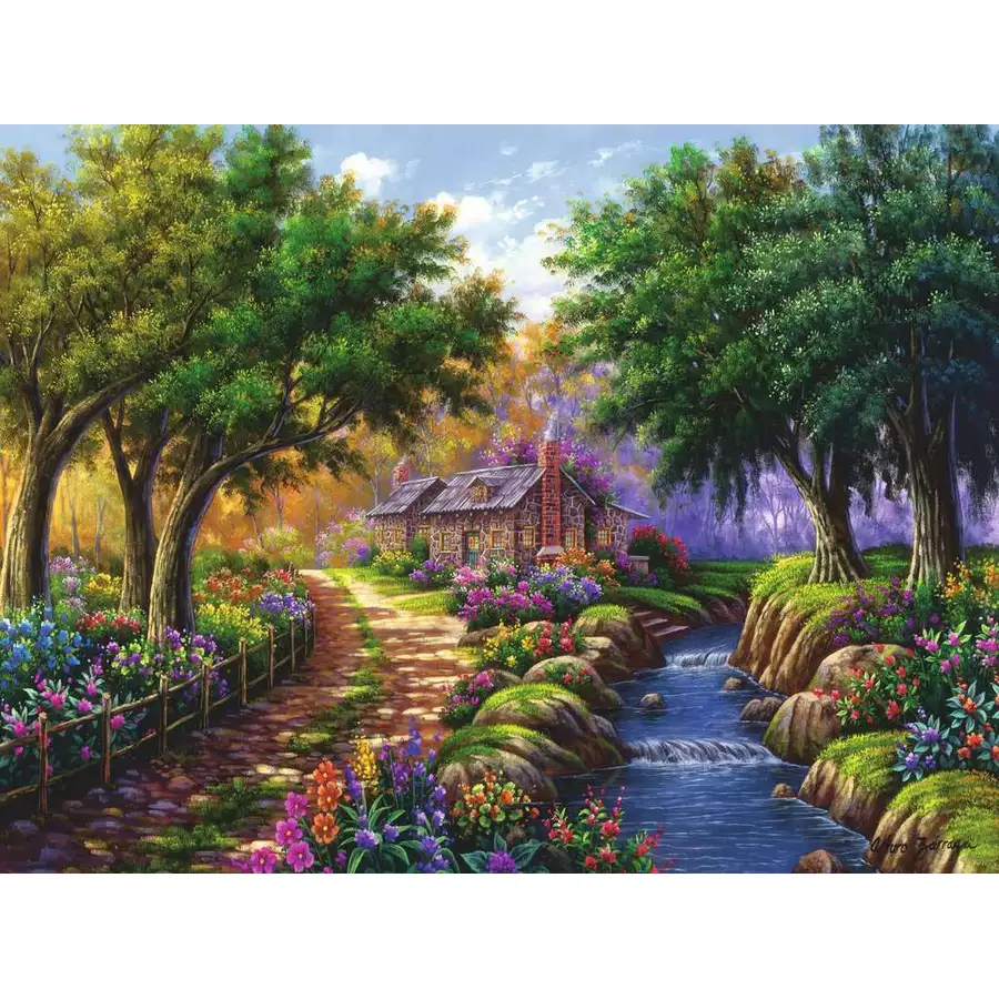 Ravensburger Cottage am Fluß bunt