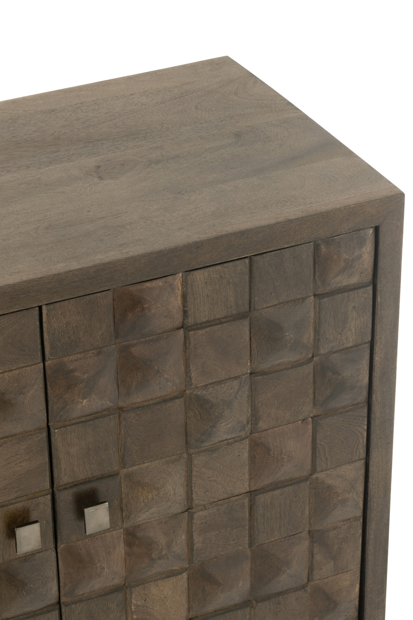 Kast Furu hoog Donkerbruin