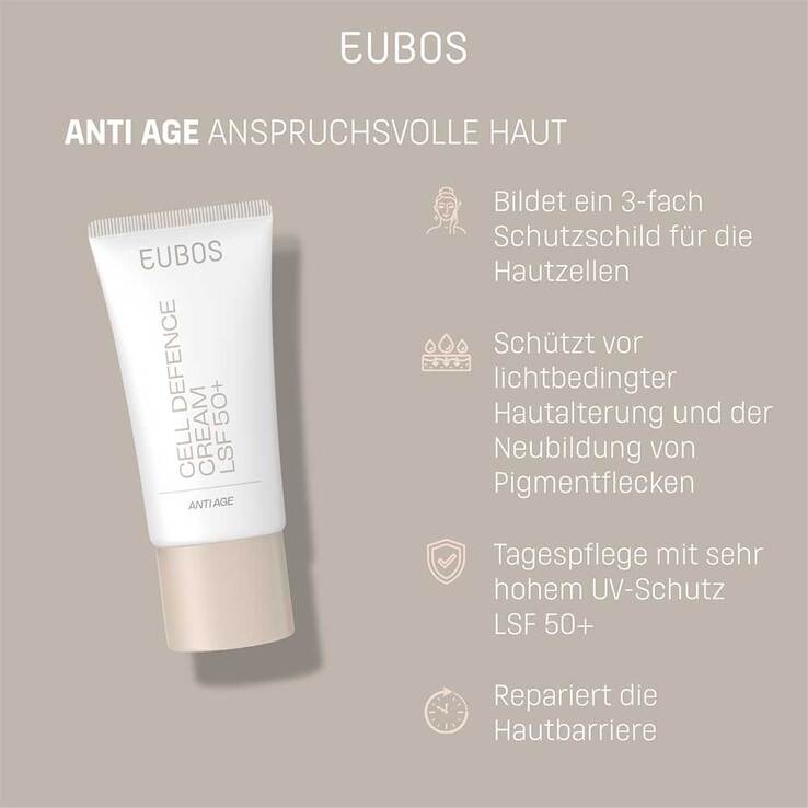 Eubos Anti-Age Cell Defence Cream LSF 50 + , 50 ml