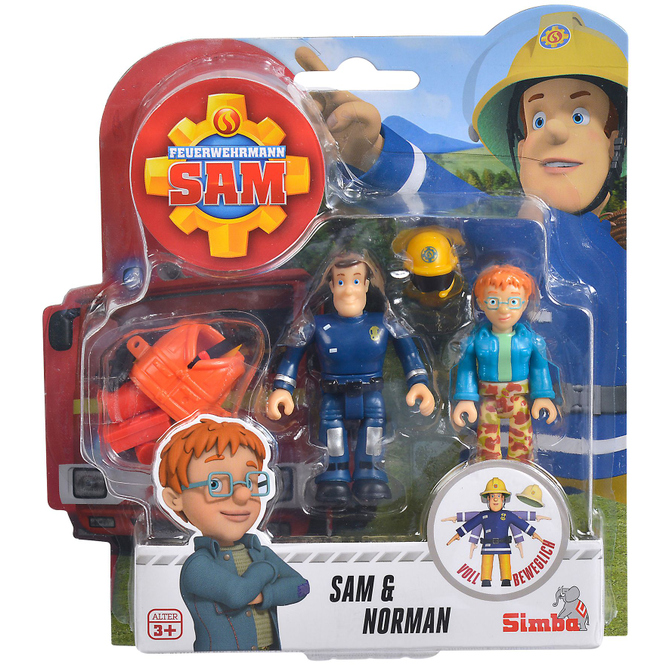 Feuerwehrmann Sam - Figurenset - 2 Stück - 1 Set