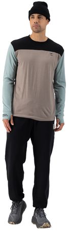 YOTEI Herren-Merino-Langarmshirt  dewcinderblack  L