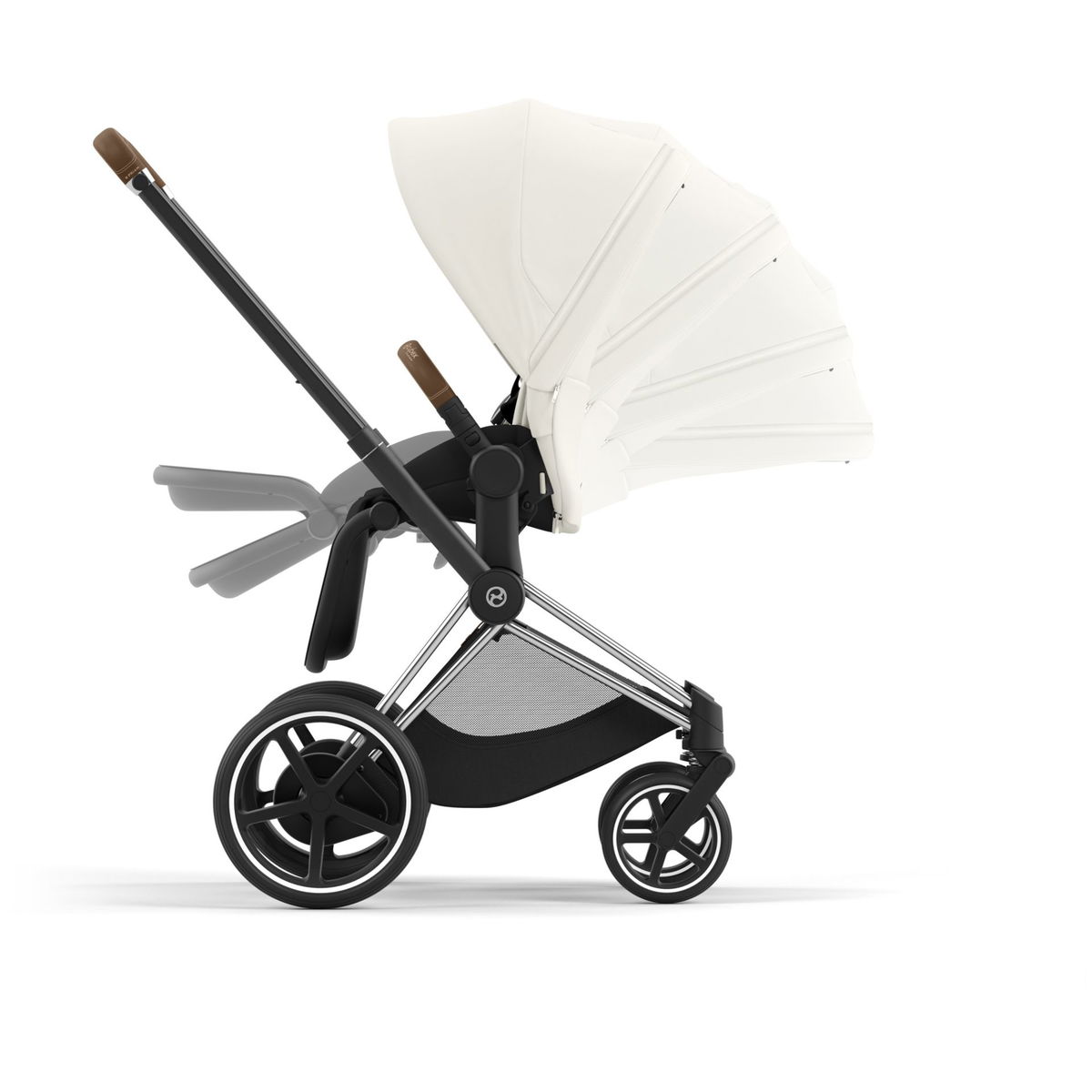 CYBEXCYBEX   ePriam 2.0 Chrome Brown Kombikinderwagen off white light beige
