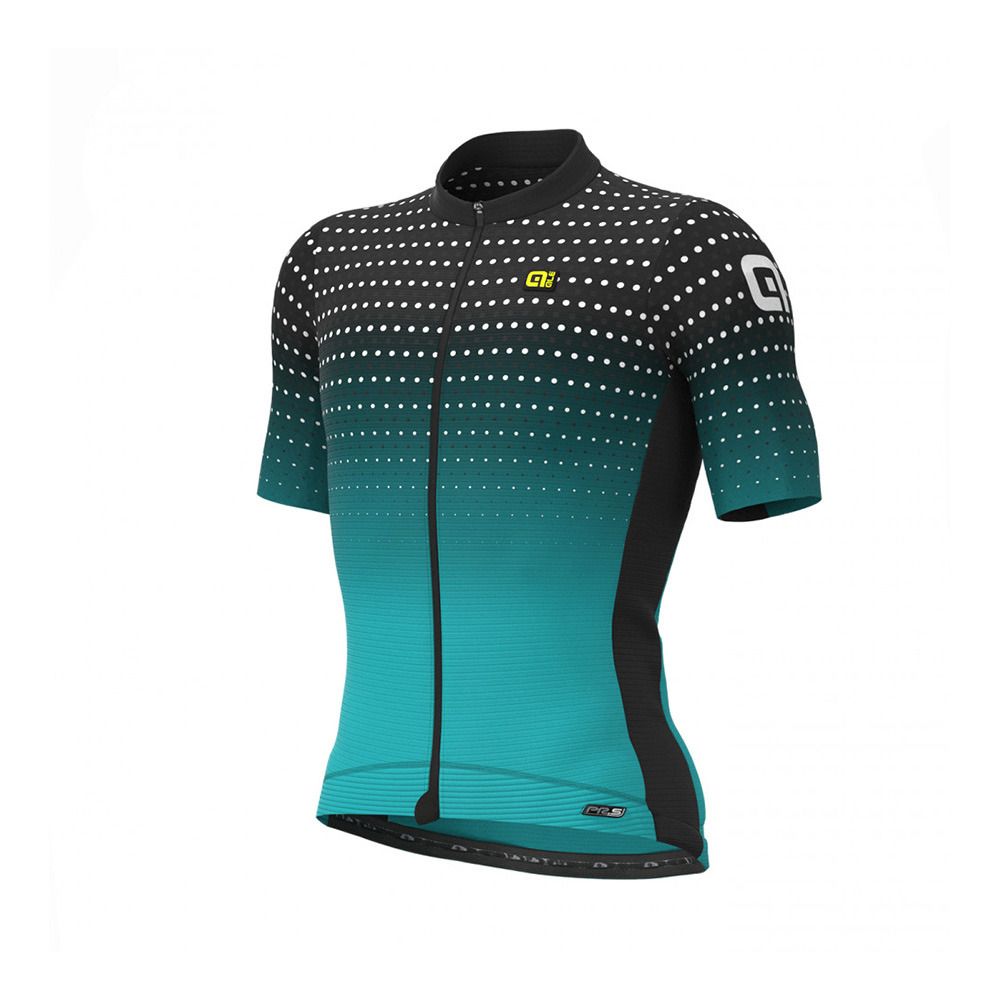 Ale BULLET - Maillot Homme black/aqua