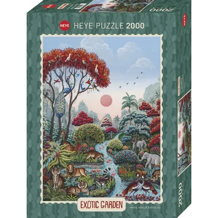Heye Puzzle - Wildlife Paradise, Exotic Garden, 2000 Teile