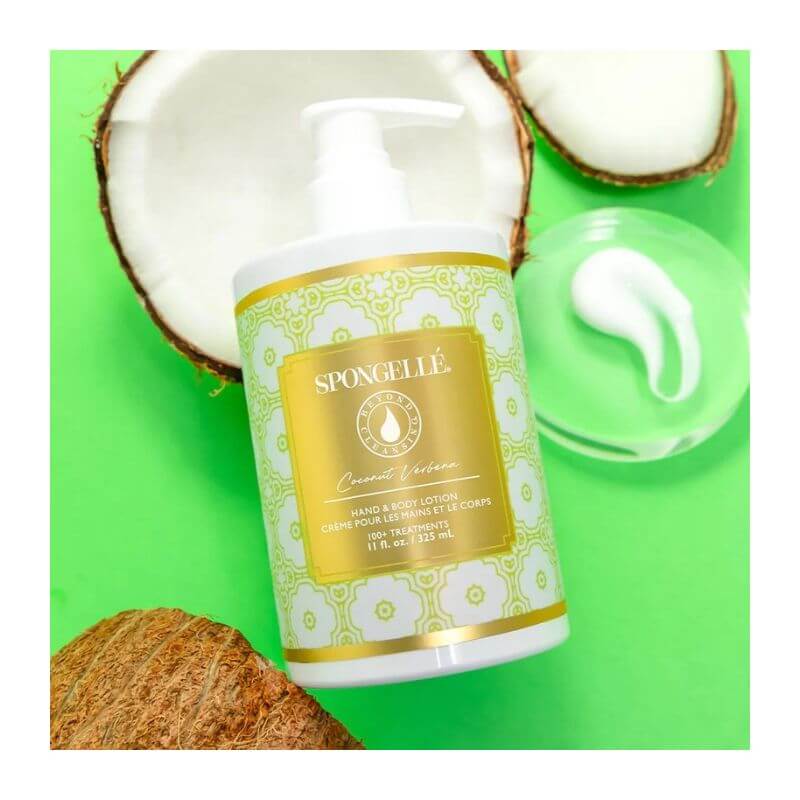 Lotion Mains et Corps Coconut Verbena Revitalisante Spongellé 325ml