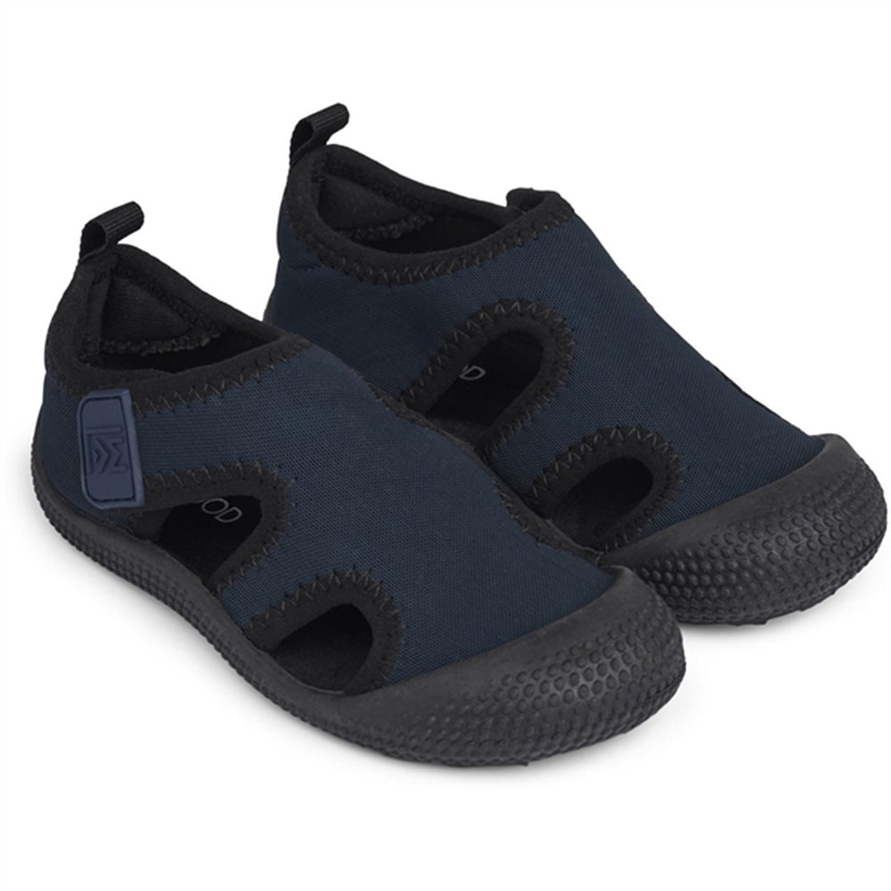 Sigurd Badesko Black Classic Navy
