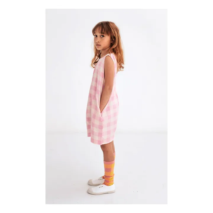Repose AMS Combishort Coton Bio Carreaux | Rose