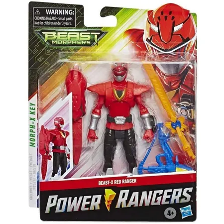 Hasbro Power Rangers Beast Morphers Beast-X Red Ranger, 15 cm