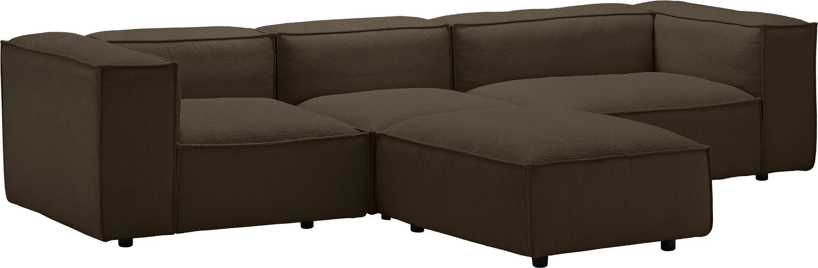 MOOD Ecksofa - Braun / B: 291.0 cm x T: 168.0 cm x H: 65.0 cm