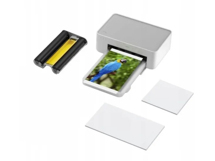 Xiaomi Instant Photo Printer 1S Set - Printer - farve - farvesublimering - 100 x 148 mm op til 1 min./side (farve) - kapacitet: 20 ark - Wi-Fi(n)