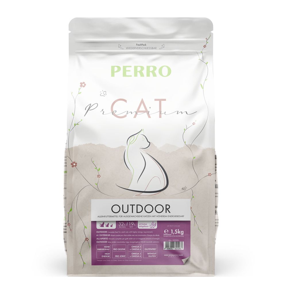 PERRO Cat Premium - Outdoor - Trockenfutter Katze Freigängerin