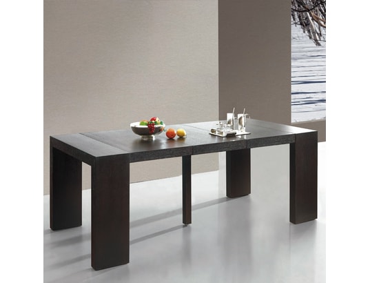 MENZZO - Table console extensible nassau bois wenge