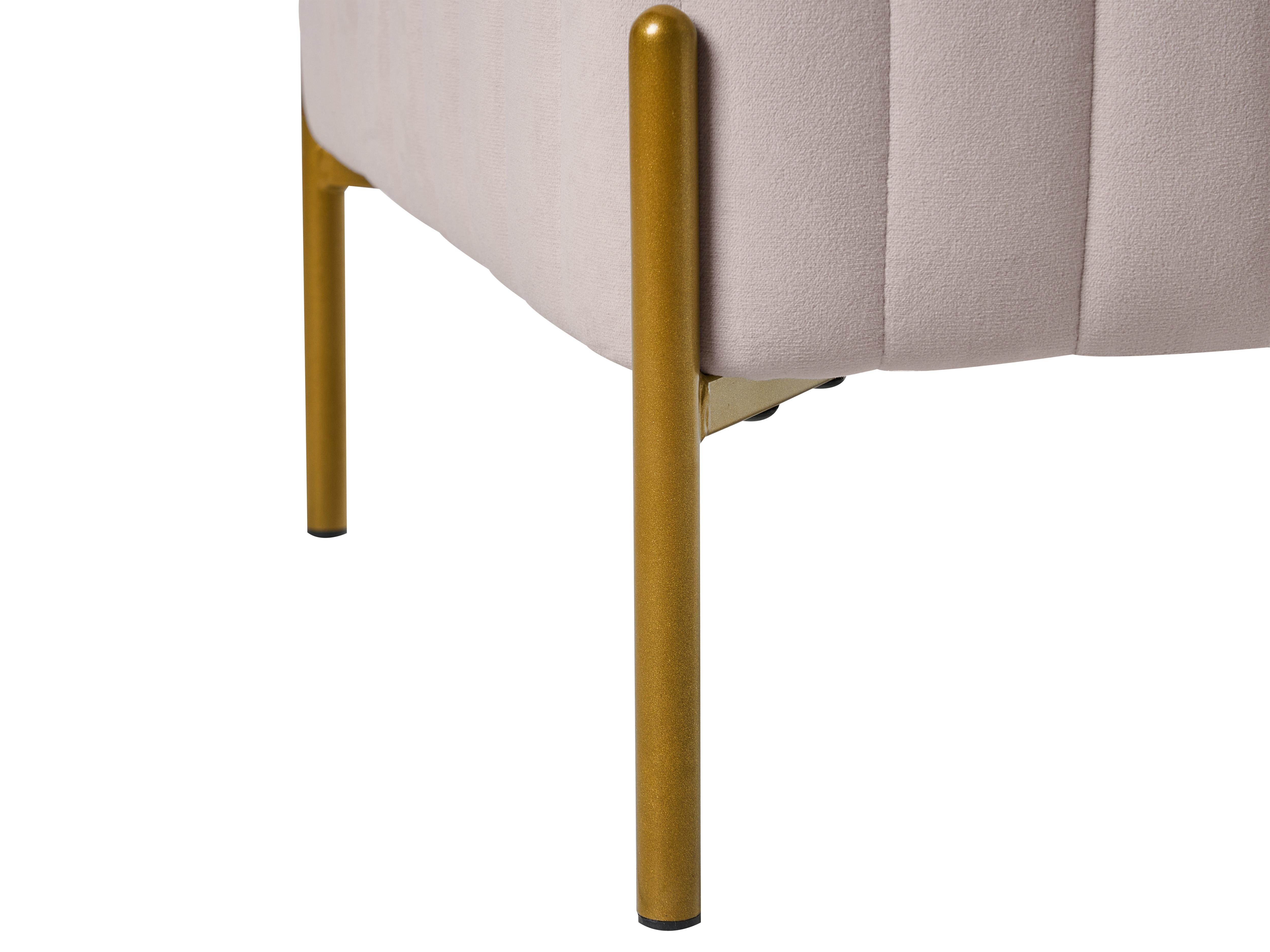 Hocker UTAH Fluweel Taupe