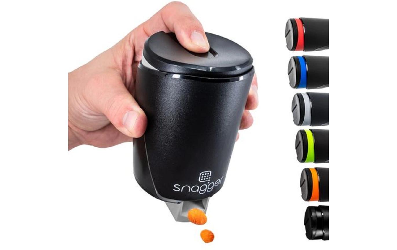 Snagger 150 mlSaubere Snack-Lösung mit praktischer Einhandbedienung für unterwegs
