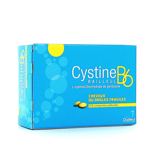 Cystine B6 comprimés - Médicament perte de cheveux, ongles fragiles