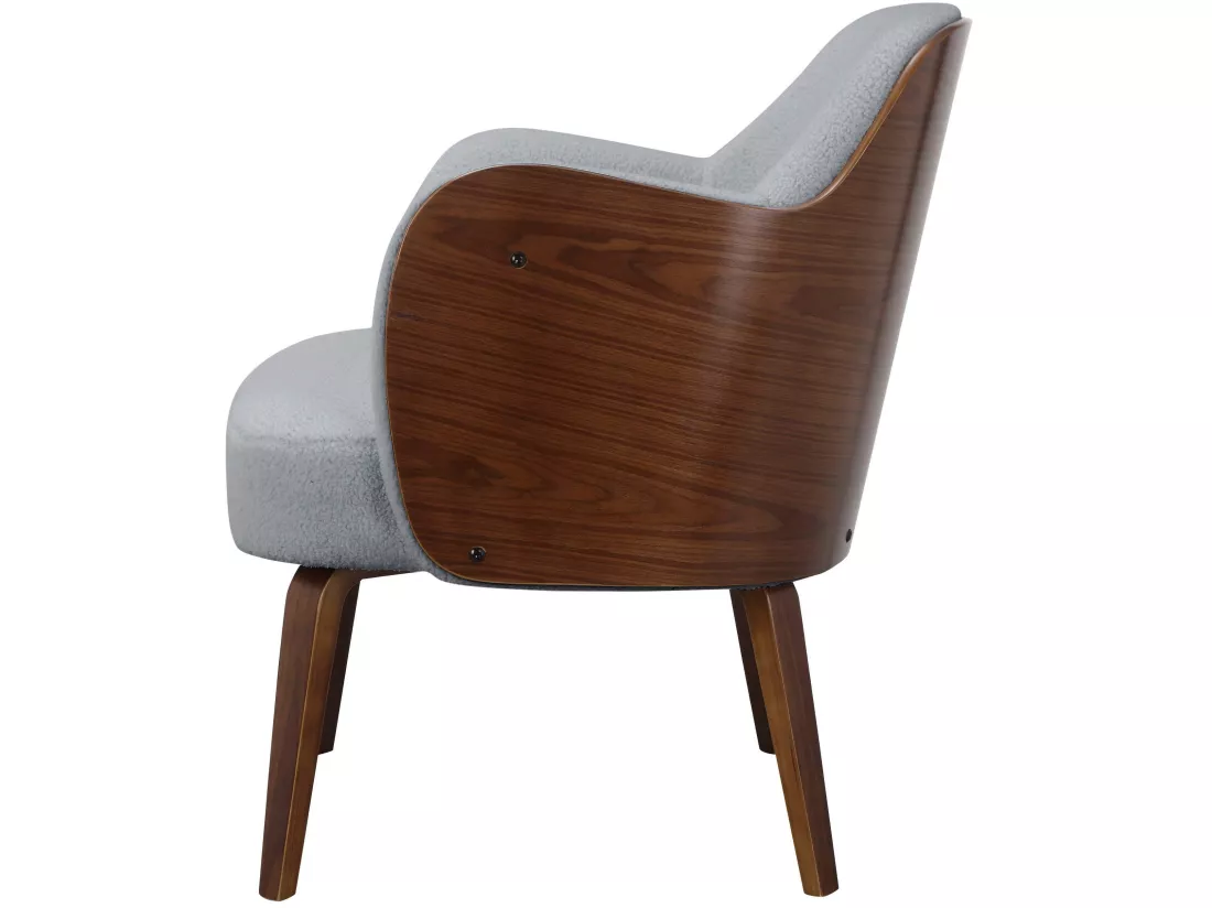 Chaise longue en gris
