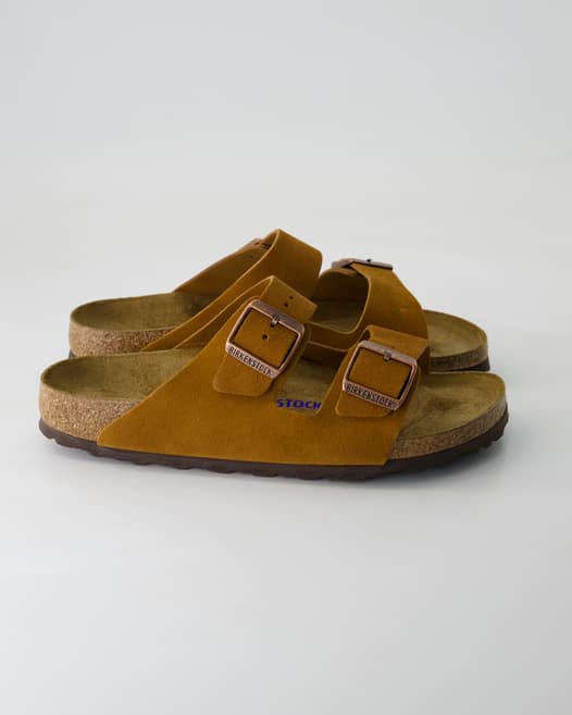 Birkenstock Arizona BS Pantoletten in Braun
