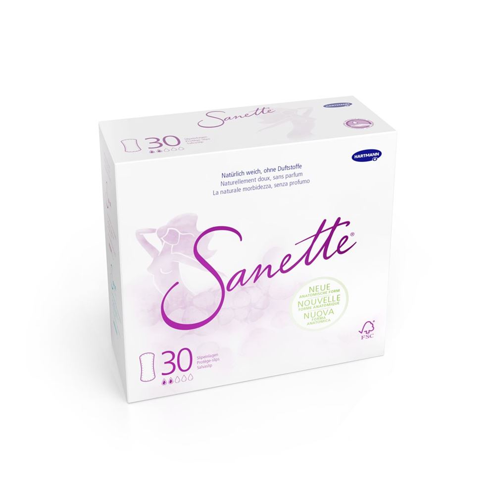 SANETTE Slipeinlagen<br>30 Stück, (n)